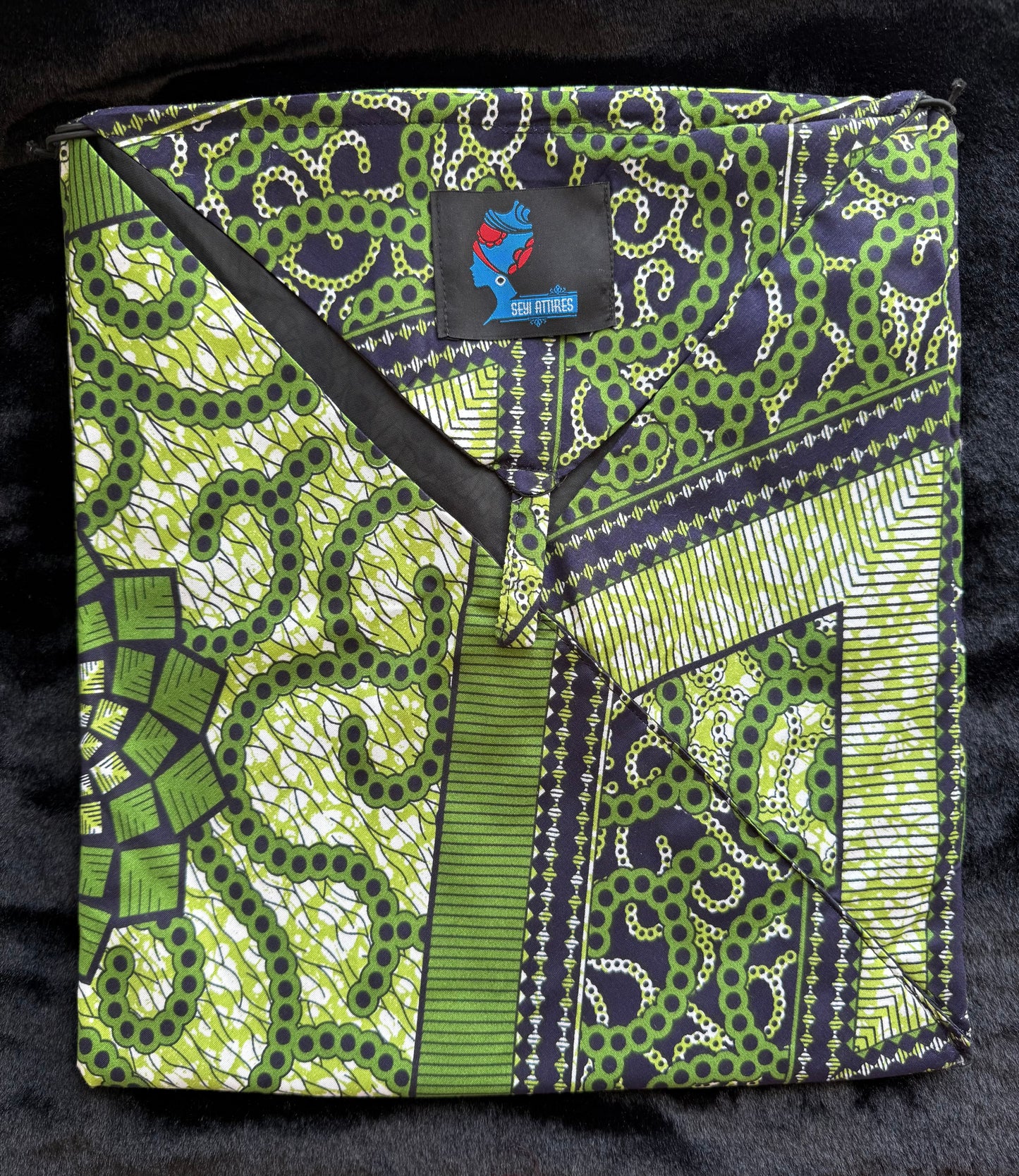 Meeta - African Print Ankara Small sized 3in1 bag cardholder bag handmade bag Origami bag Pouch bag with studs