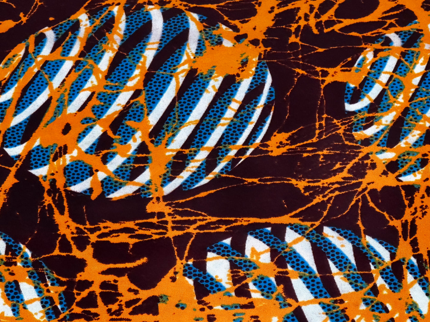 Yori - African Kampala Polyester Dressmaking Crafter Fabric Sold by the Yard Yellow/Black/White Multi-patterned Fabric