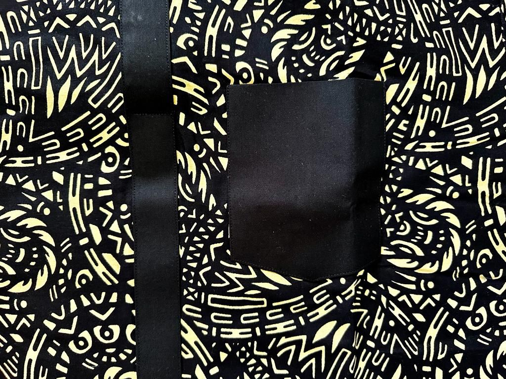 Akin - Men's African Print Ankara Kitenge Chitenge Cotton Patterned Shirt size XXXL Chest Size up to 57 inches