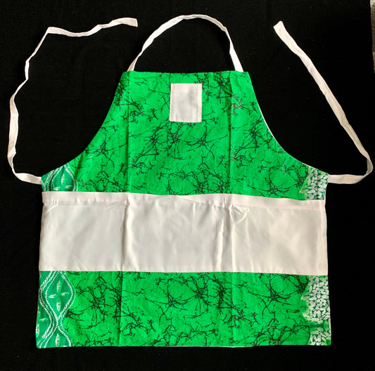 Wura - Kids/Toddler/Children African Print-Ankara Reversible Apron with Adjustable Straps, Pinny, Gift For kids