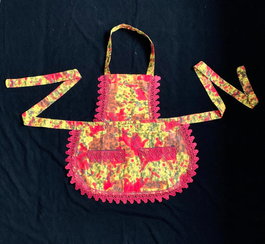 Ẹyọ - Kids/Toddler/Children African Print-Ankara Reversible Apron with Adjustable Straps, Pinny, Gift For kids